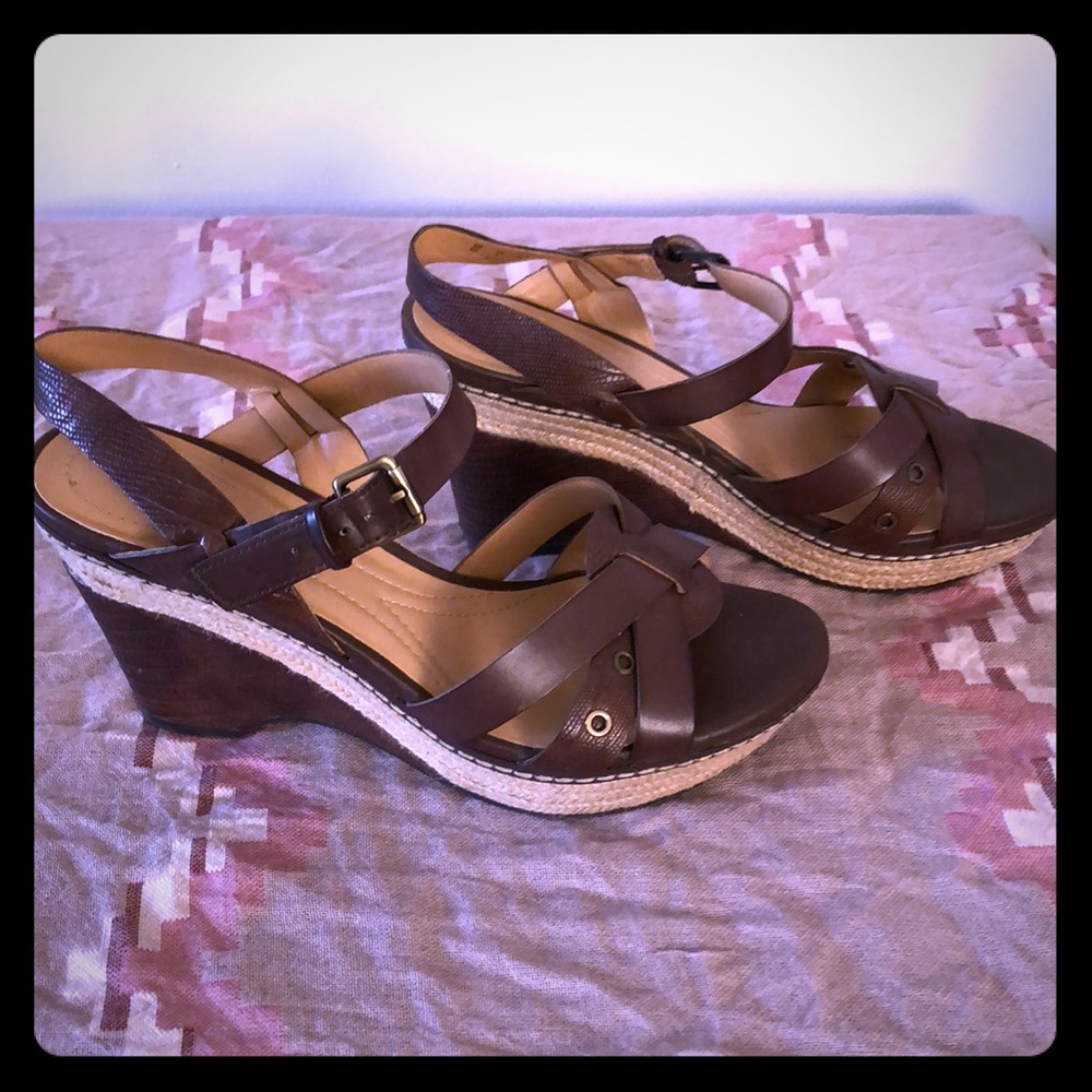 High healed open-toe shoes